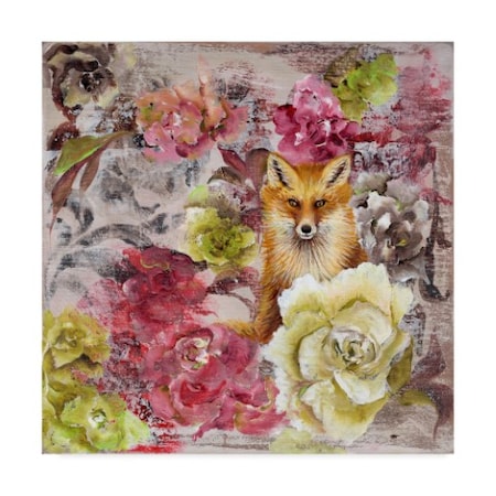 Gigi Begin 'Hiding Fox' Canvas Art,18x18